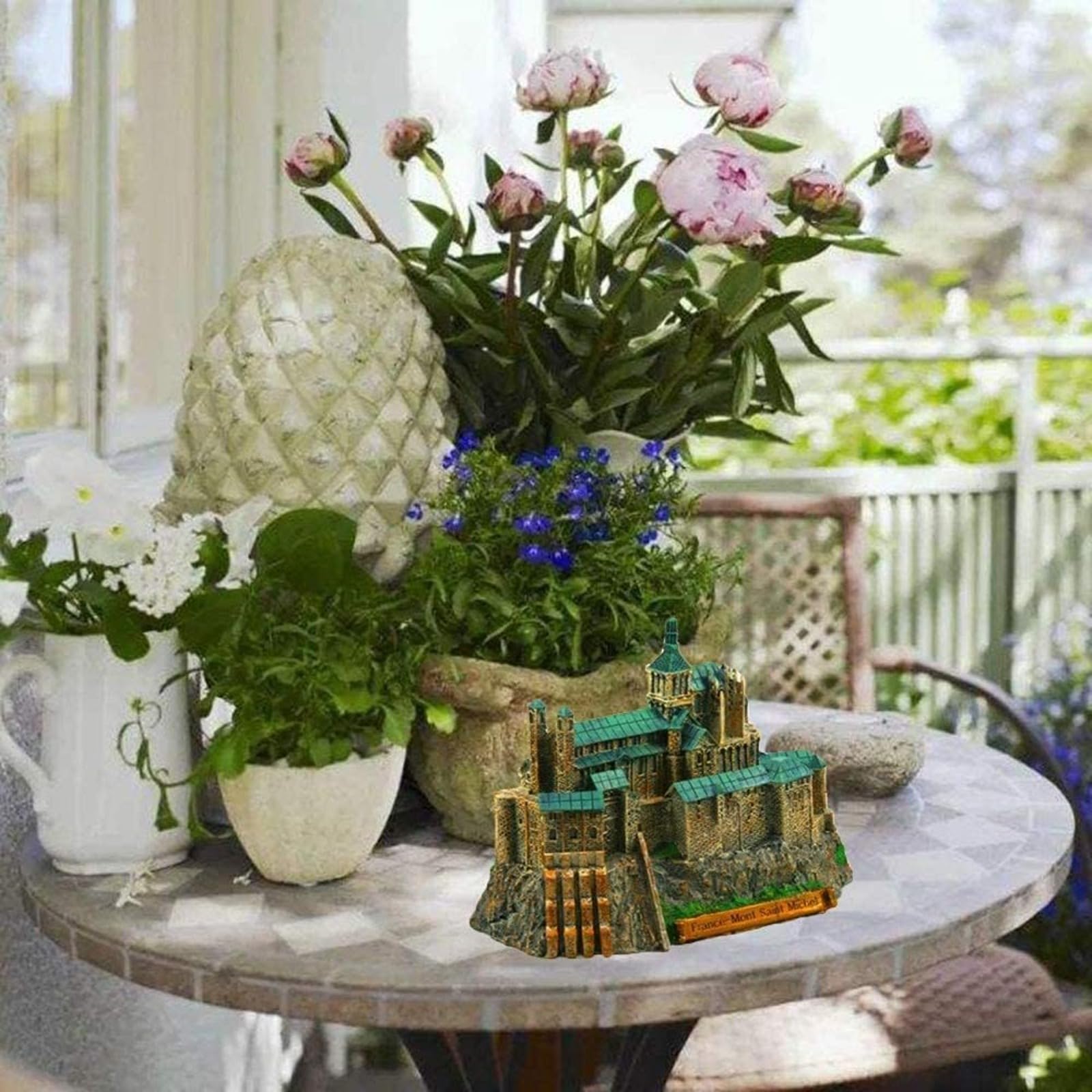 Amazon.co.jp: インテリア彫刻、フランス、モンサンミッシェル、樹脂像